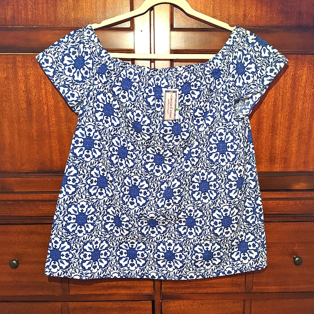 Vineyard Vines Top / Floral Print Top